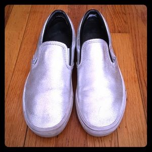 Vans Sneakers in Silver W9 M7.5